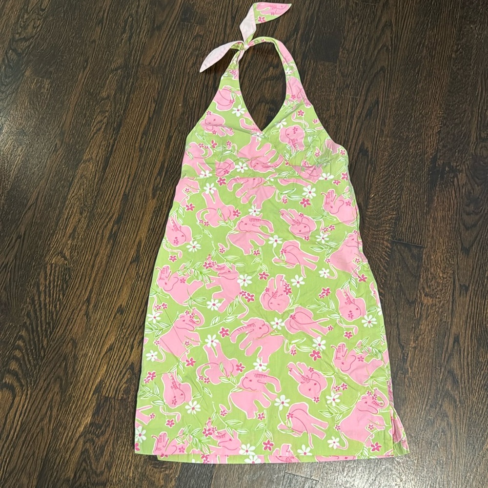 Girls Vintage Lilly Pulitzer Halter Dress